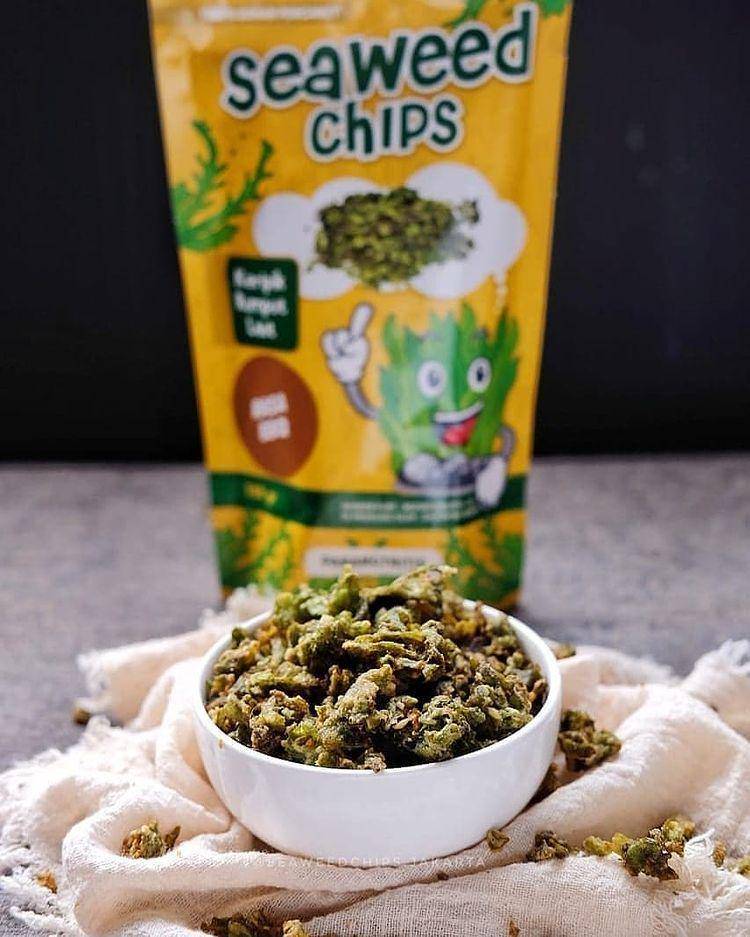 keripik rumput laut (instagram.com/daebakfrozenfood)