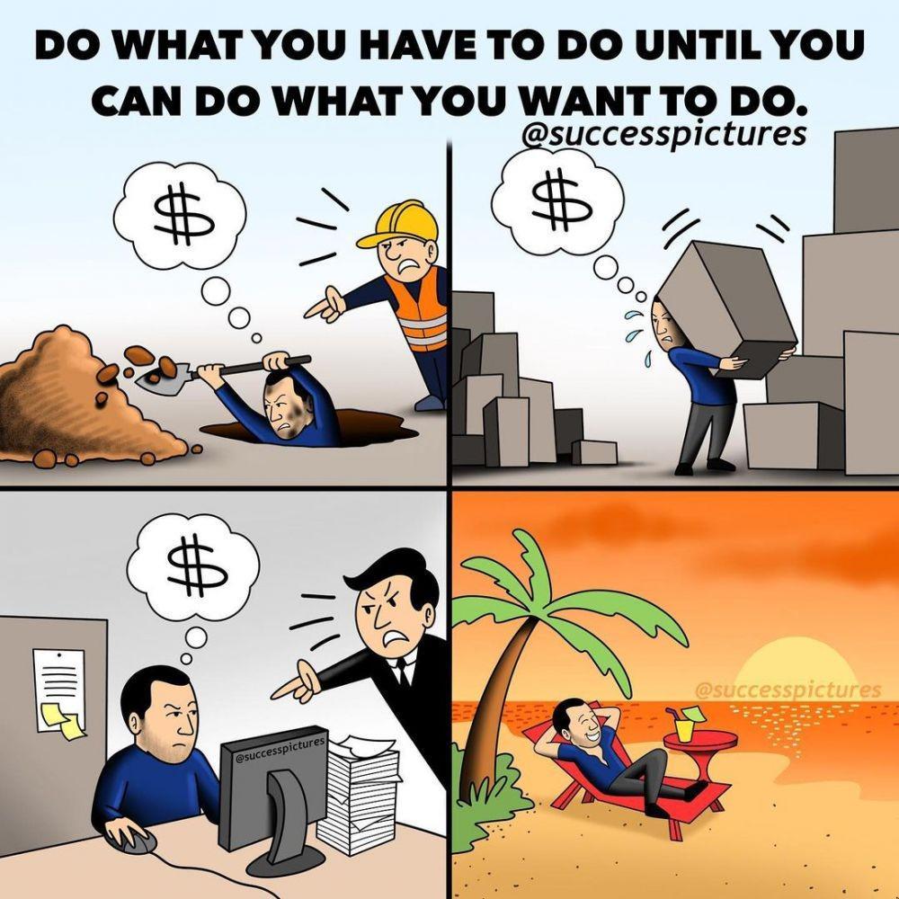 Ilustrasi jalan menuju kesuksesan. (instagram.com/successpictures)