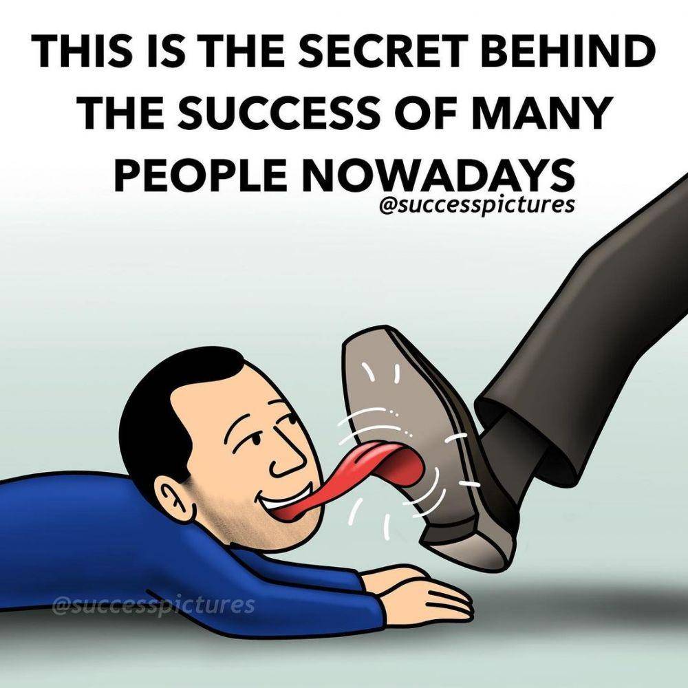 Ilustrasi kesuksesan zaman sekarang. (instagram.com/successpictures)