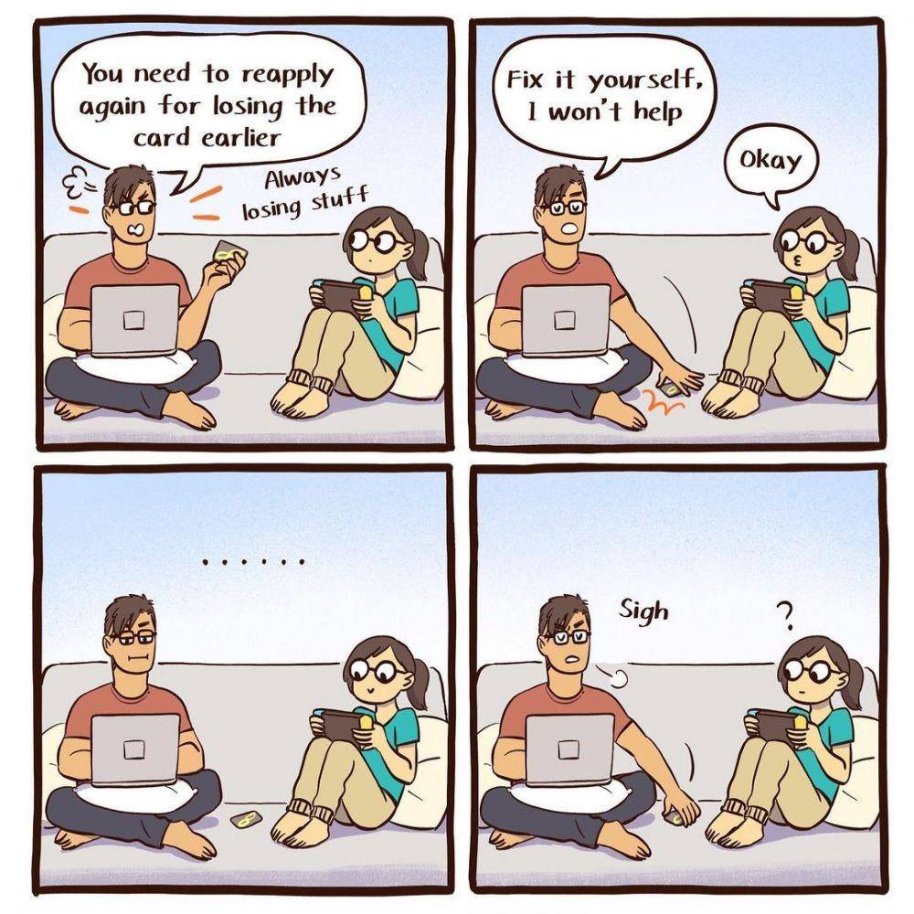 Ilustrasi pekerja IT. (instagram.com/bonniepangart)