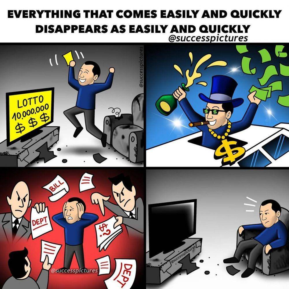 Ilustrasi kesuksesan zaman sekarang. (instagram.com/successpictures)