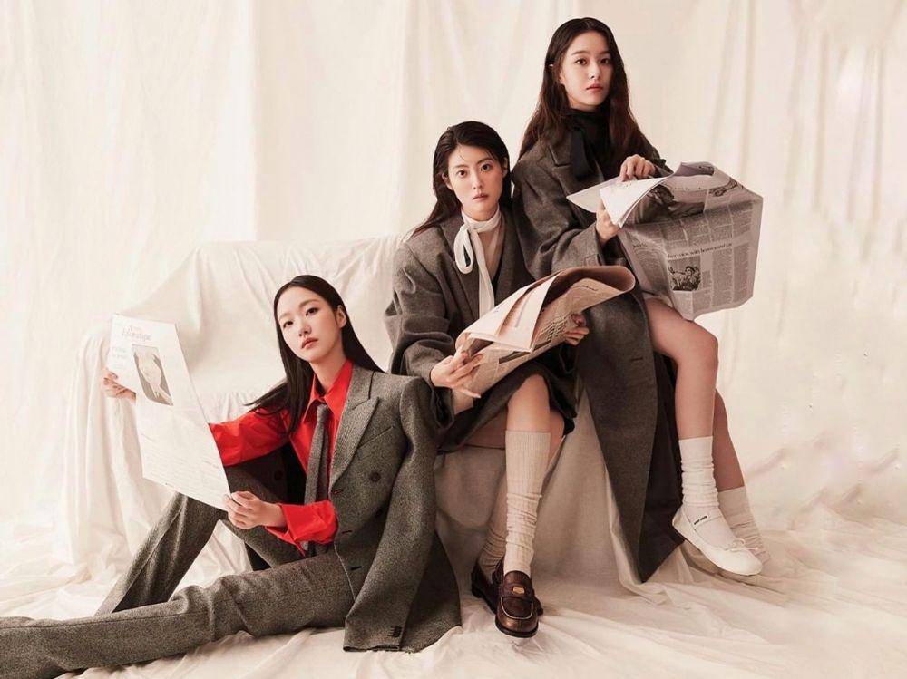 pemotretan tiga bersaudara dari drama Little Women (dok. tvN/Little Women)