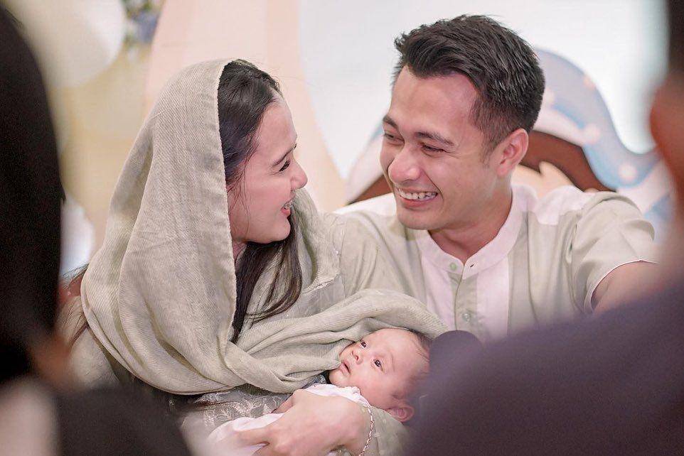 potret akikah baby Akshay (instagram.com/ezagio)