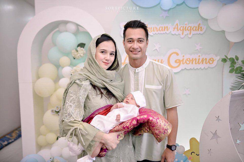 potret akikah baby Akshay (instagram.com/ezagio)