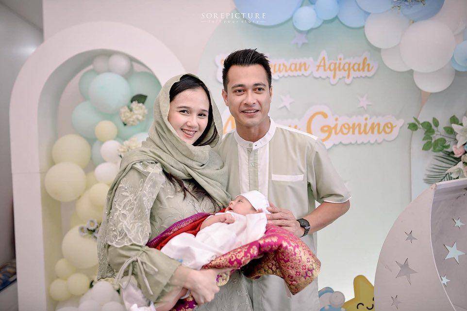 potret akikah baby Akshay (instagram.com/ezagio)