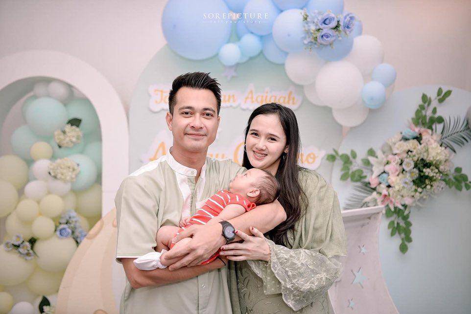potret akikah baby Akshay (instagram.com/ezagio)