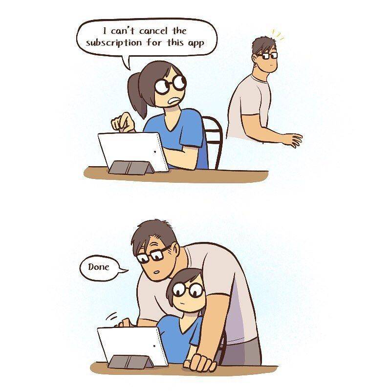 Ilustrasi pekerja IT. (instagram.com/bonniepangart)