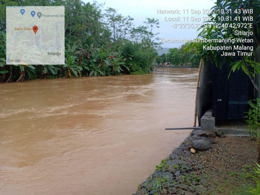 Seorang Warga Malang Hanyut di Sungai Brantas