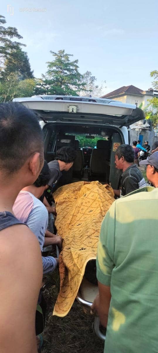 Korban dibawa ke puskesmas. (dok. Polresta Mataram)