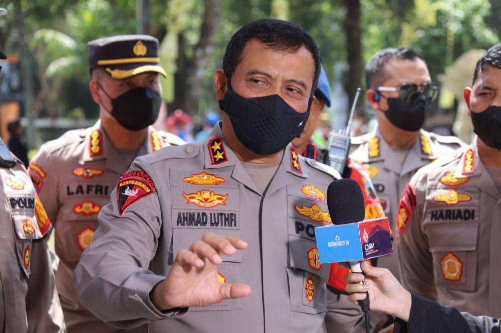 Kapolda Jateng Irjen Pol Ahmad Luthfi menjelaskan tahap pengamanan yang melekat pada delegasi G20 di Borobudur Magelang. (Dok Humas Polda Jateng)