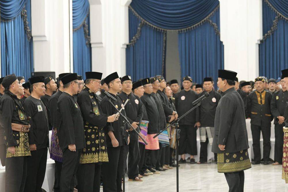 Pelantikan IPSI Jabar oleh Prabowo Subianto (Humas/Pemprov Jabar)