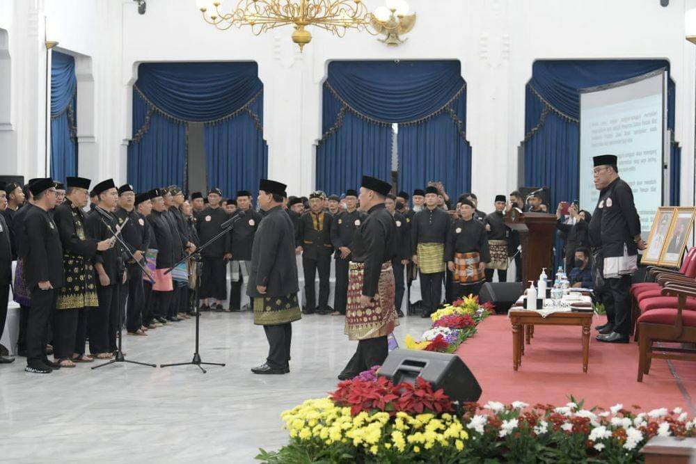 Pelantikan IPSI Jabar oleh Prabowo Subianto (Humas/Pemprov Jabar)