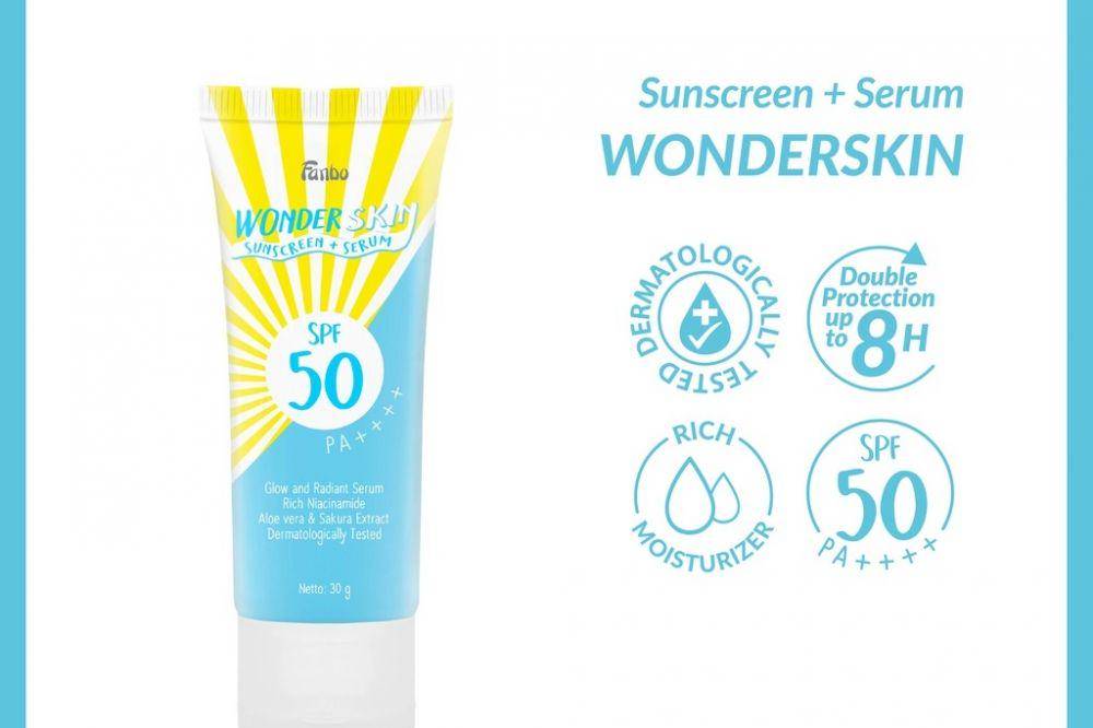Fanbo Wonder Skin Sunscreen & Serum (shopee.co.id/fanbocosmetics)