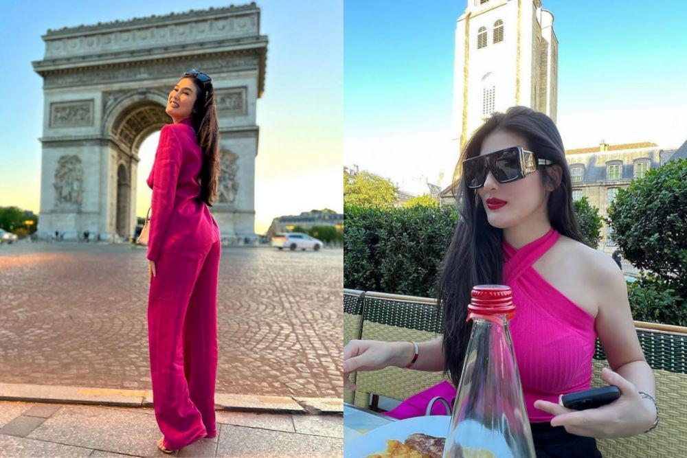 Istri Pilot, 9 Potret Hits Stevie Agnecya saat Liburan
