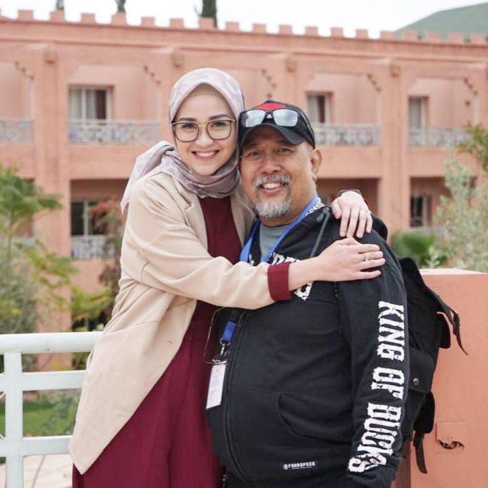Indro Warkop dan buah hati (instagram.com/hada9)