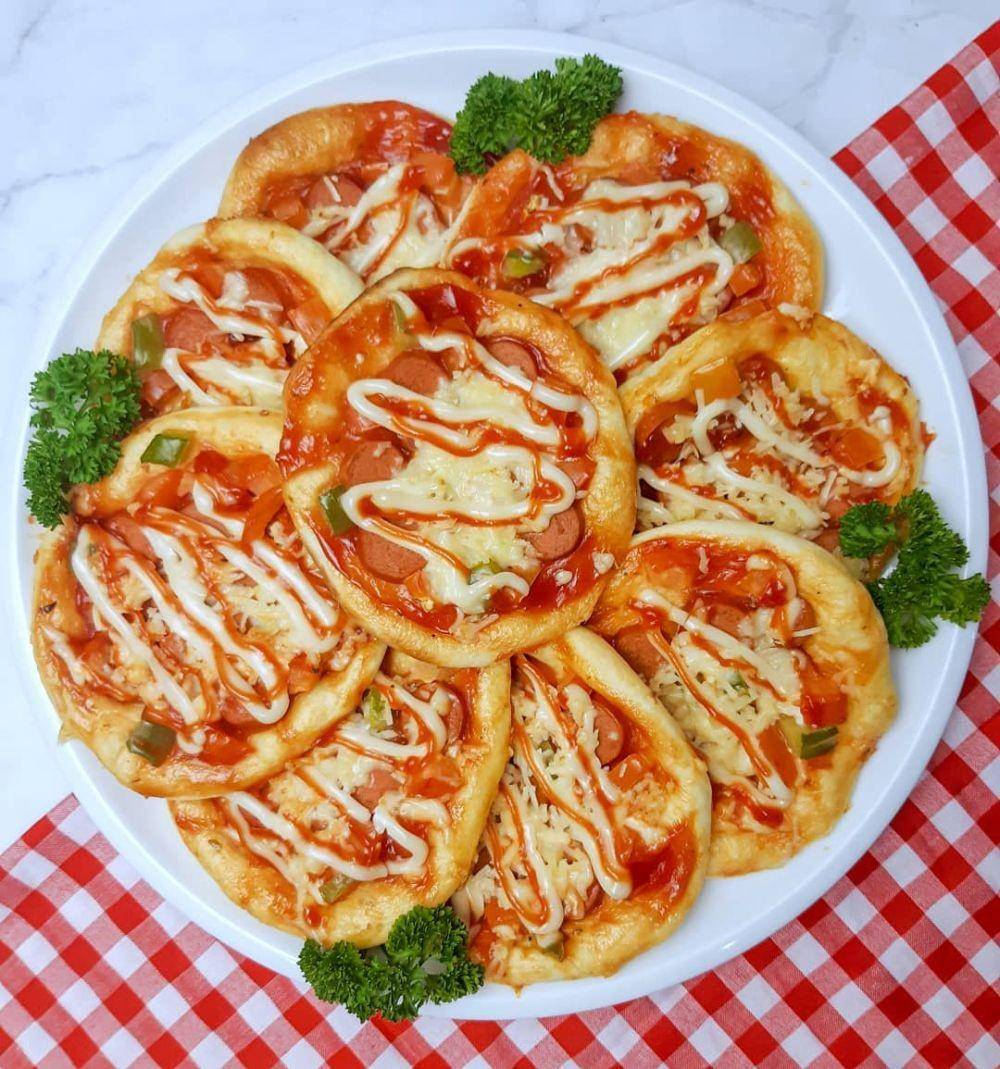 ilustrasi pizza mini (instagram.com/qiutin.kitchen)