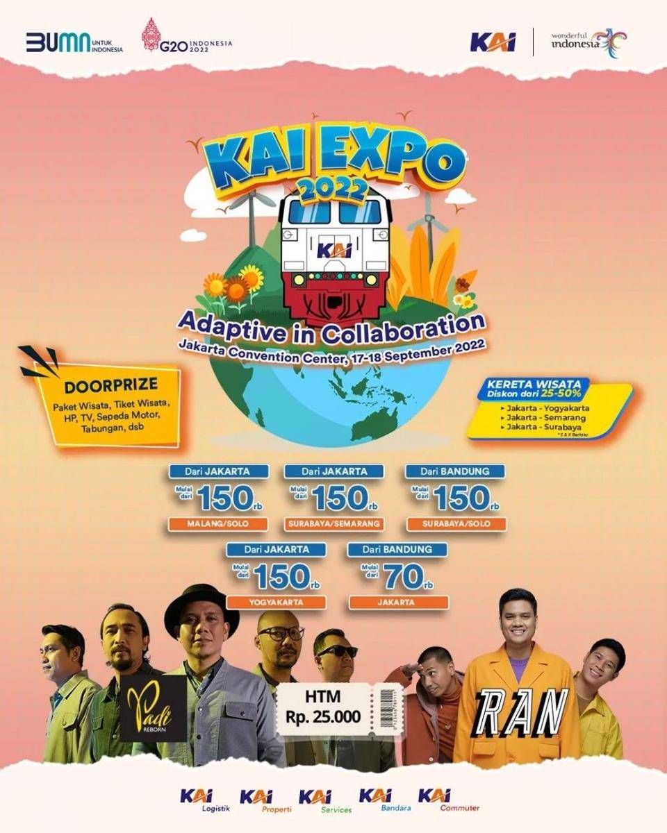 Promo tiket dalam KAI Expo 2022 (instagram.com/kai121_)