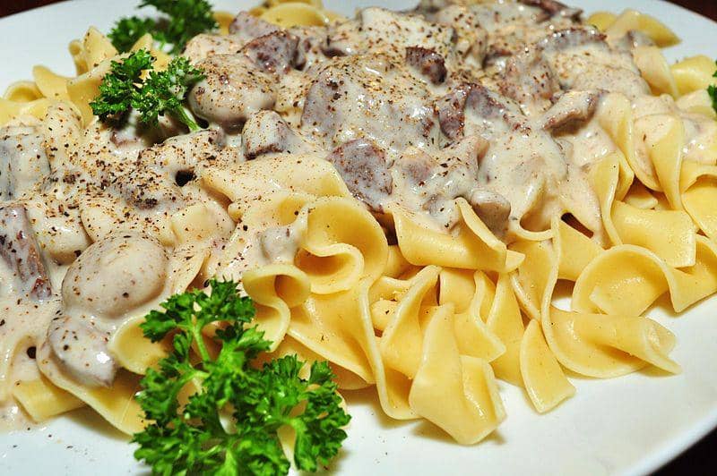 ilustrasi beef stroganoff (commons.wikimedia.org/jeffreyw)