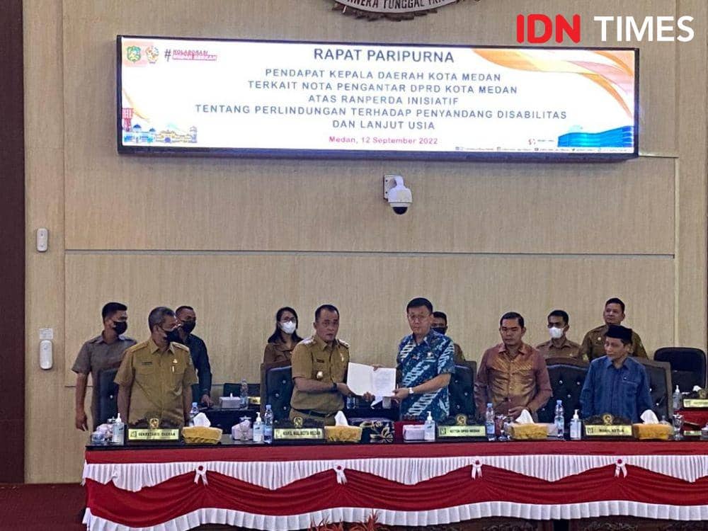 Pemko Medan ajukan ranperda terkait penyandang disabilitas dan lansia (IDN Times/Indah Permata Sari))