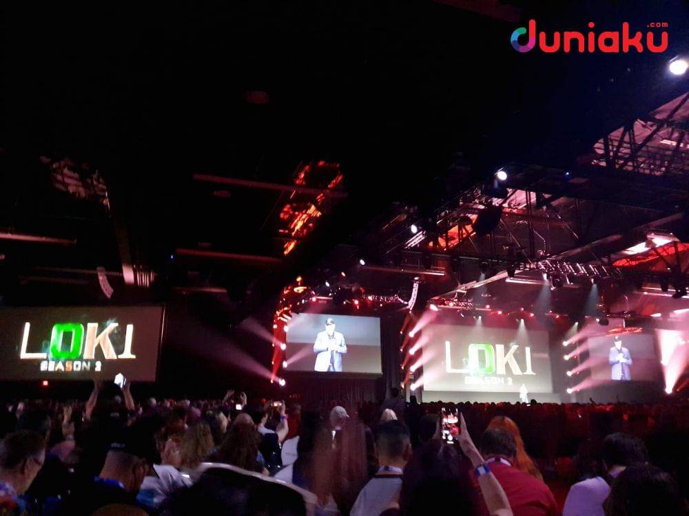 Kevin Feige di panel Loki season 2 D23. (Dok. IDN Times/Uni Lubis)