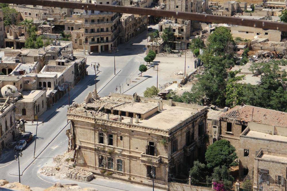 Potret kota Aleppo di Suriah. (Unsplash.com/aladdin hammami)