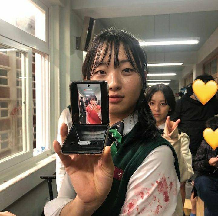 Kim Jin Young di balik layar All of Us Are Dead  (instagram.com/jin_y0ung_2)