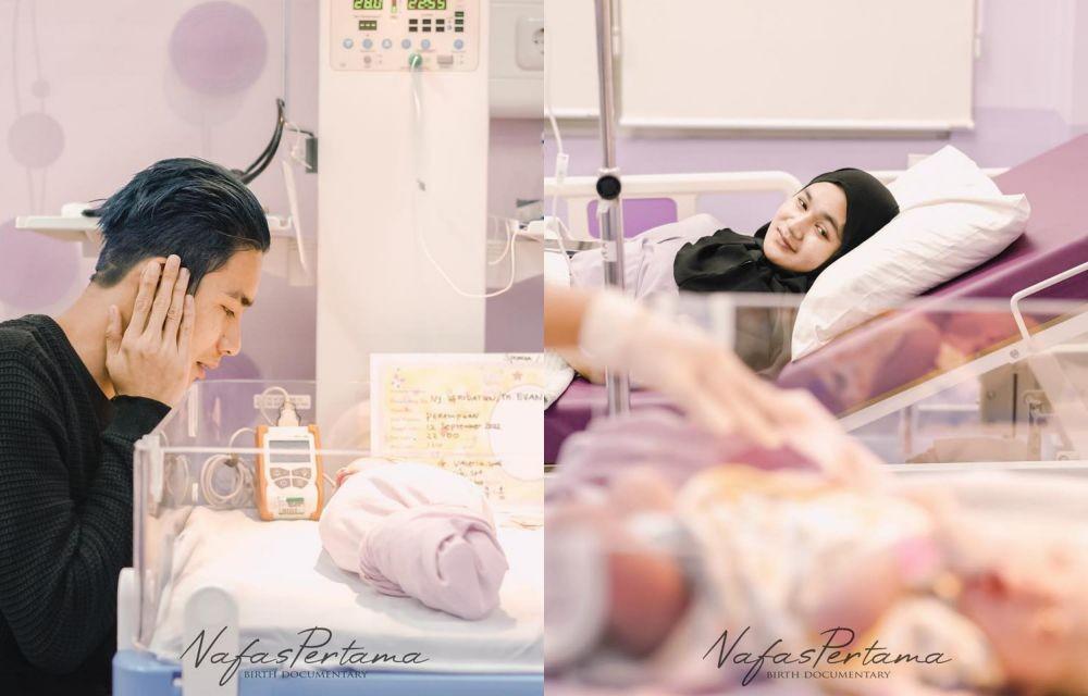 10 Momen Perjuangan Istri Evan Marvino Melahirkan Anak Pertama, Haru!