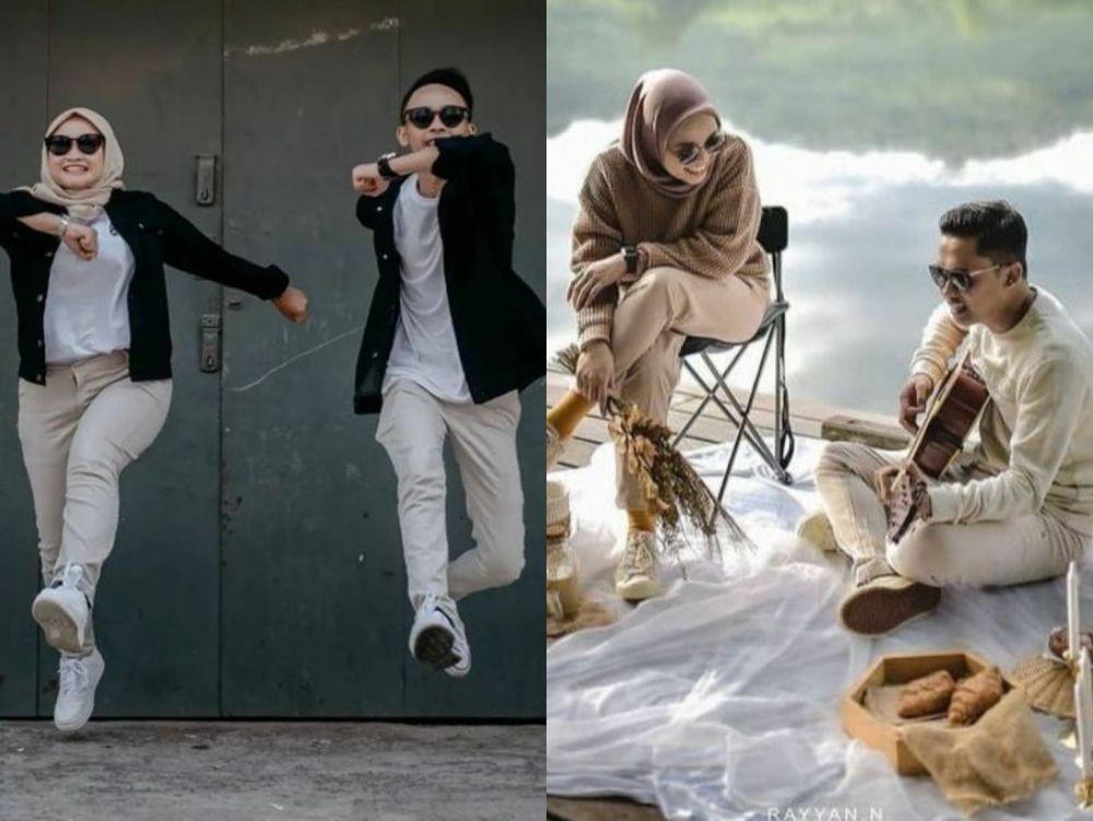 10 Inspirasi Foto Prewedding Estetik dan Romantis Tanpa Sentuhan
