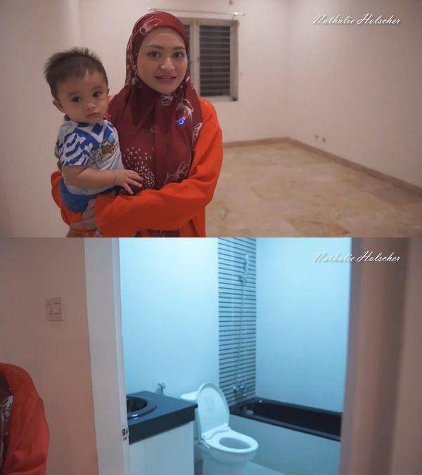 potret rumah baru Nathalie Holscher (youtube.com/nathalieholscher)