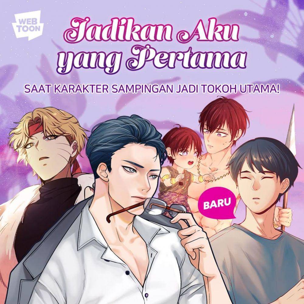 poster webtun Jadikan Aku yang Pertama! (instagram.com/linewebtoon.id)
