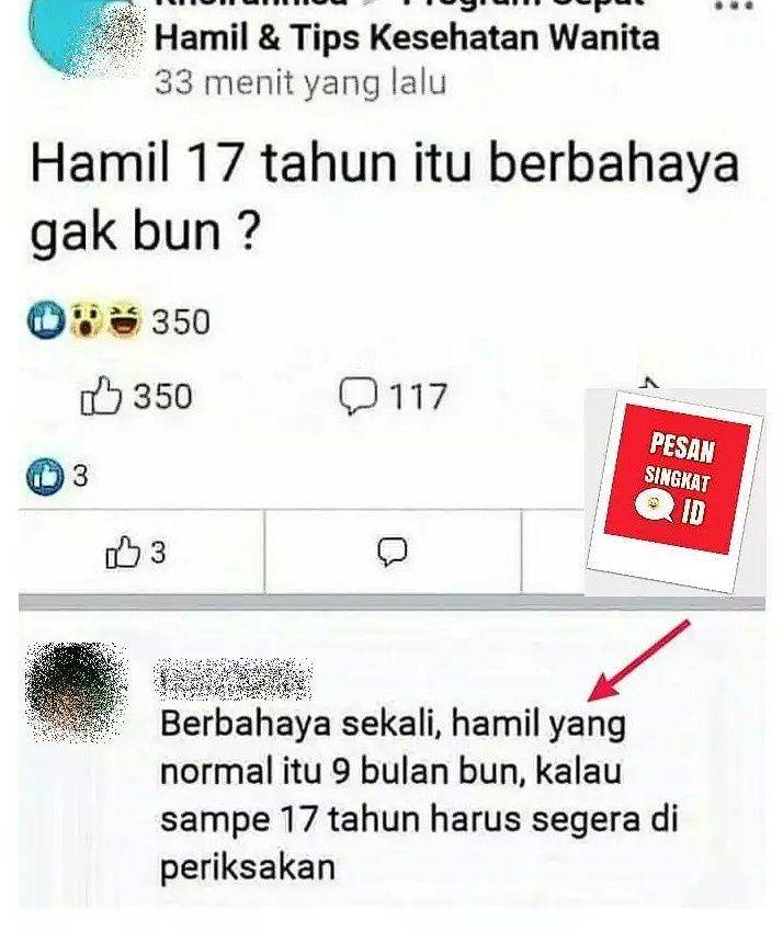 komentar lucu di Facebook (instagram.com/pesansingkatindonesia)