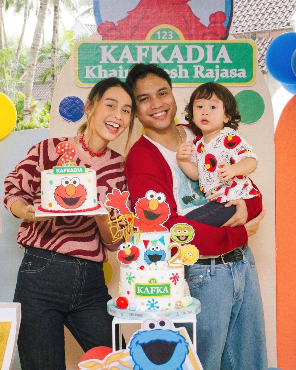 Momen ulang tahun anak Conchita Caroline ke-2. (instagram.com/conchizzlin)