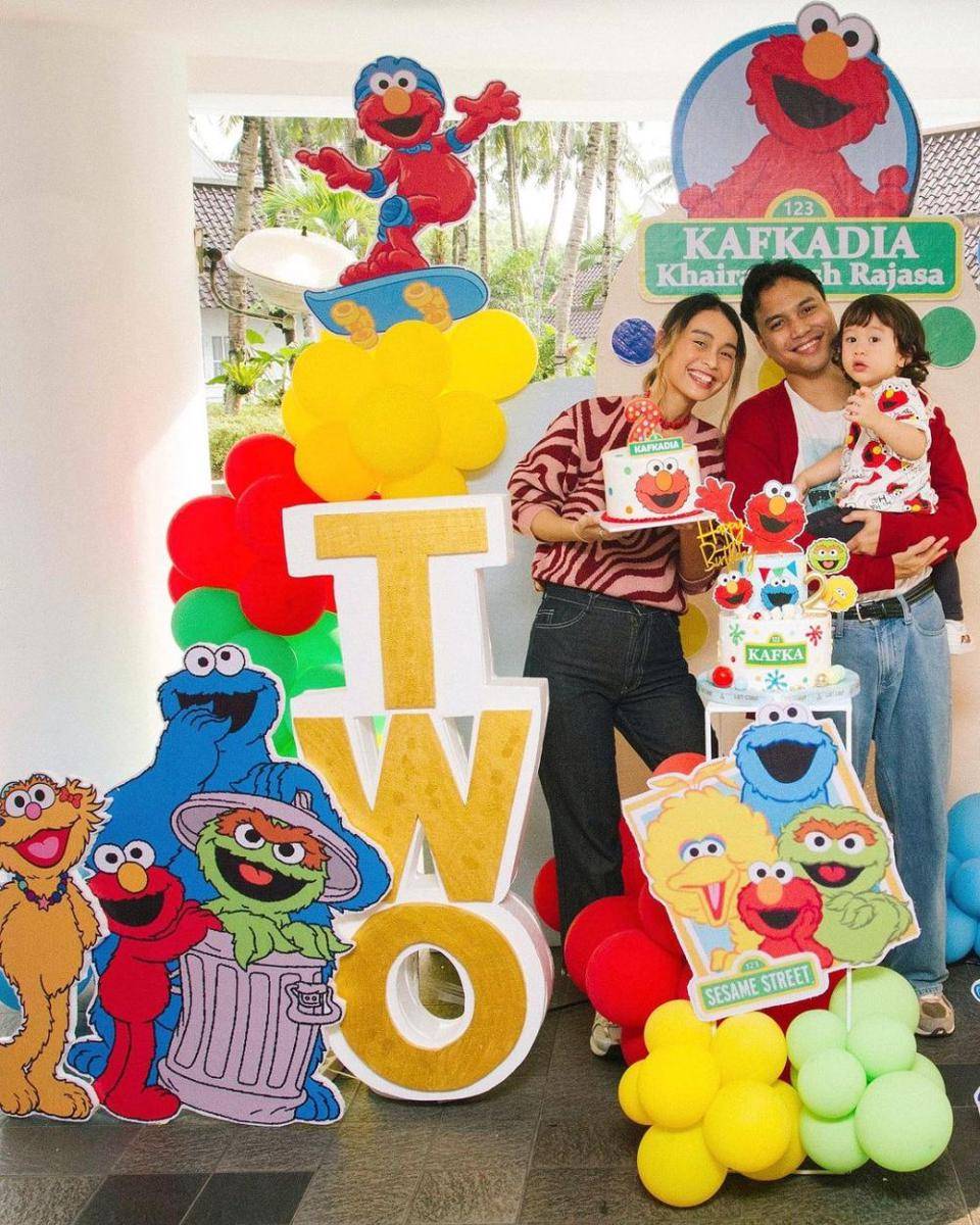 Momen ulang tahun anak Conchita Caroline ke-2. (instagram.com/conchizzlin)