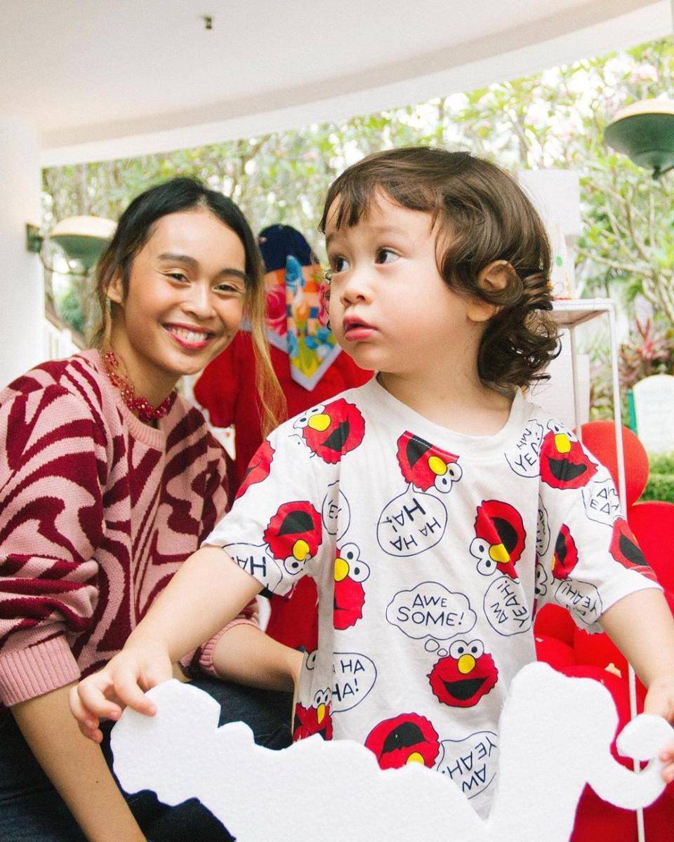 Momen ulang tahun anak Conchita Caroline ke-2. (instagram.com/conchizzlin)