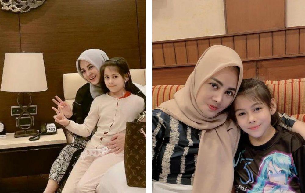 9 Potret Cici Faramida Bersama Anak Siti KDI, Ponakan Kesayangan!