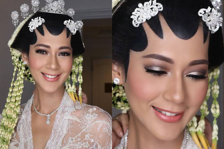 inspirasi wedding makeup dengan adat Jawa (instagram.com/yogaseptamakeup)