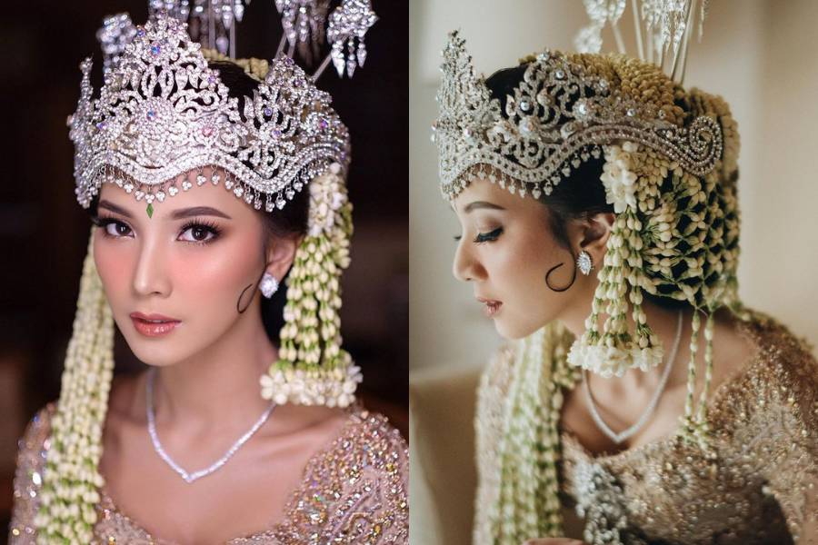 inspirasi wedding makeup dengan adat Sunda (@morden.co via instagram.com/marlenehariman)