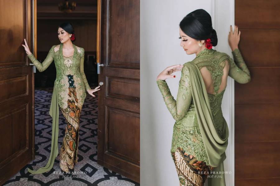 inspirasi kebaya tunangan ala desainer ternama (instagram.com/intanavantie.inav)