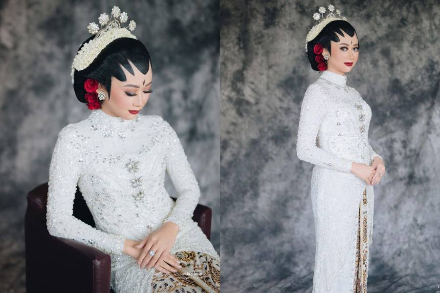 inspirasi wedding makeup dengan adat Jawa (instagram.com/hemasnura)