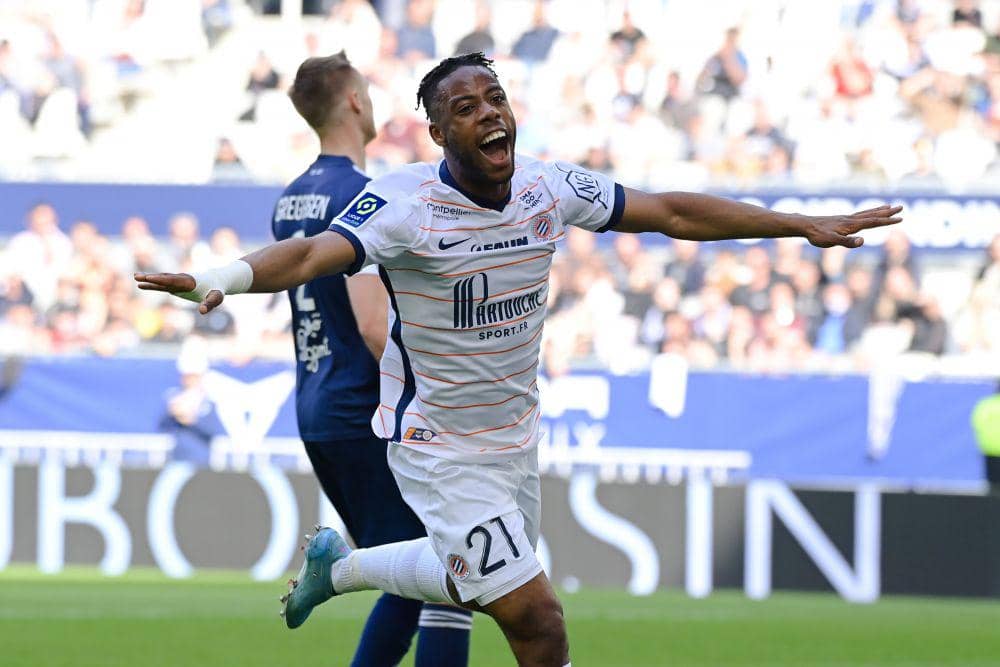 Elye Wahi bermain bersama Montpellier. (twitter.com/MontpellierHSC)