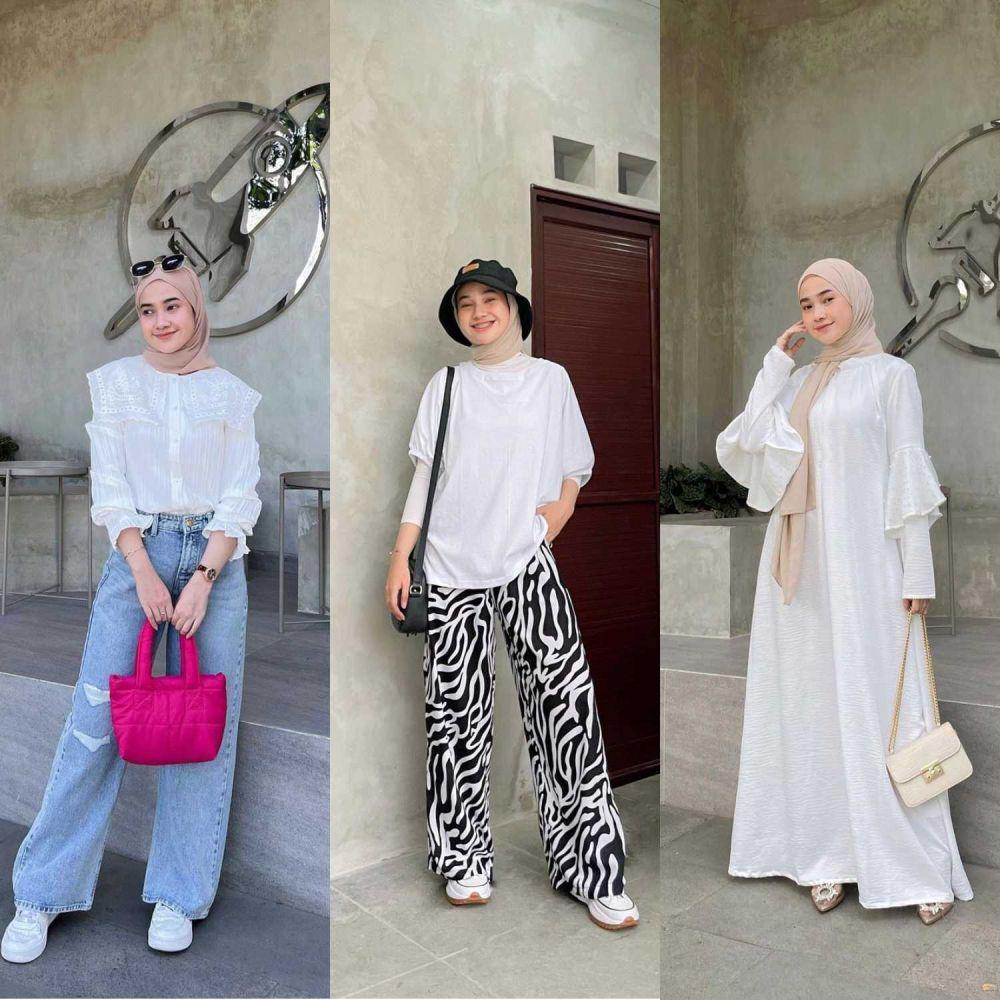 ootd warna putih (instagram.com/inikiranaaa__)