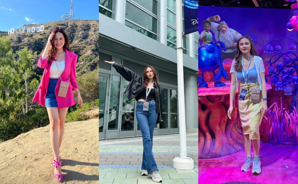 10 Potret Syifa Hadju Liburan ke Amerika, Kunjungi Disney Expo!