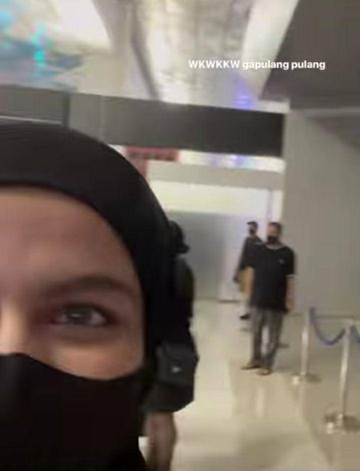potret Dilla Jaidi akan berangkat ke Korea (instagram.com/dillajaidi)