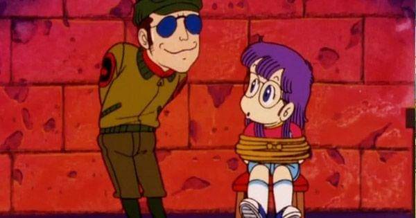 Arale diculik Dr. Monster ( Toei Animation / Dr. Slump )