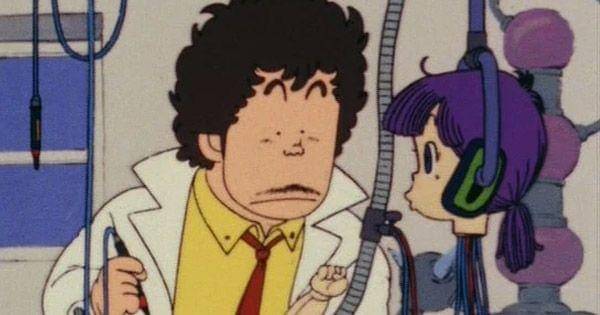 Senbei sedang menciptakan Arale ( Toei Animation / Dr. Slump )