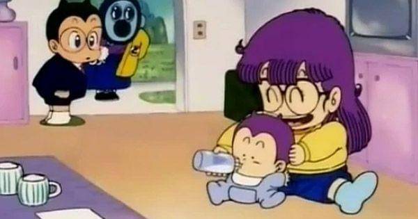 Arale dan keluarga barunya ( Toei Animation / Dr. Slump )