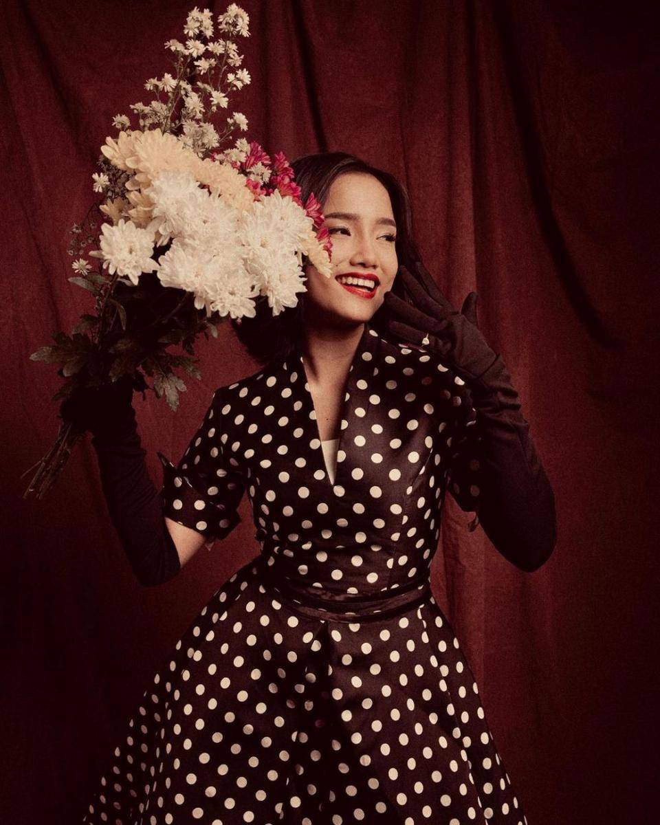 photoshoot retro Fujianti Utami (instagram.com/fuji_an)