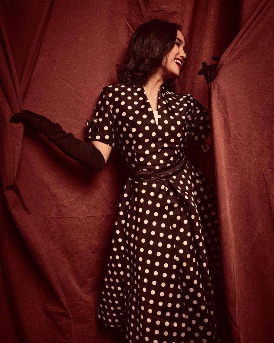 photoshoot retro Fujianti Utami (instagram.com/fuji_an)