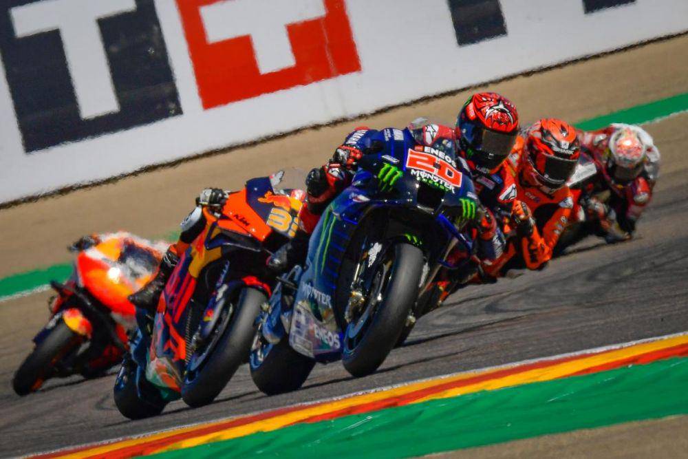 Fabio Quartararo pada balapan GP Aragon 2021 (motogp.com)