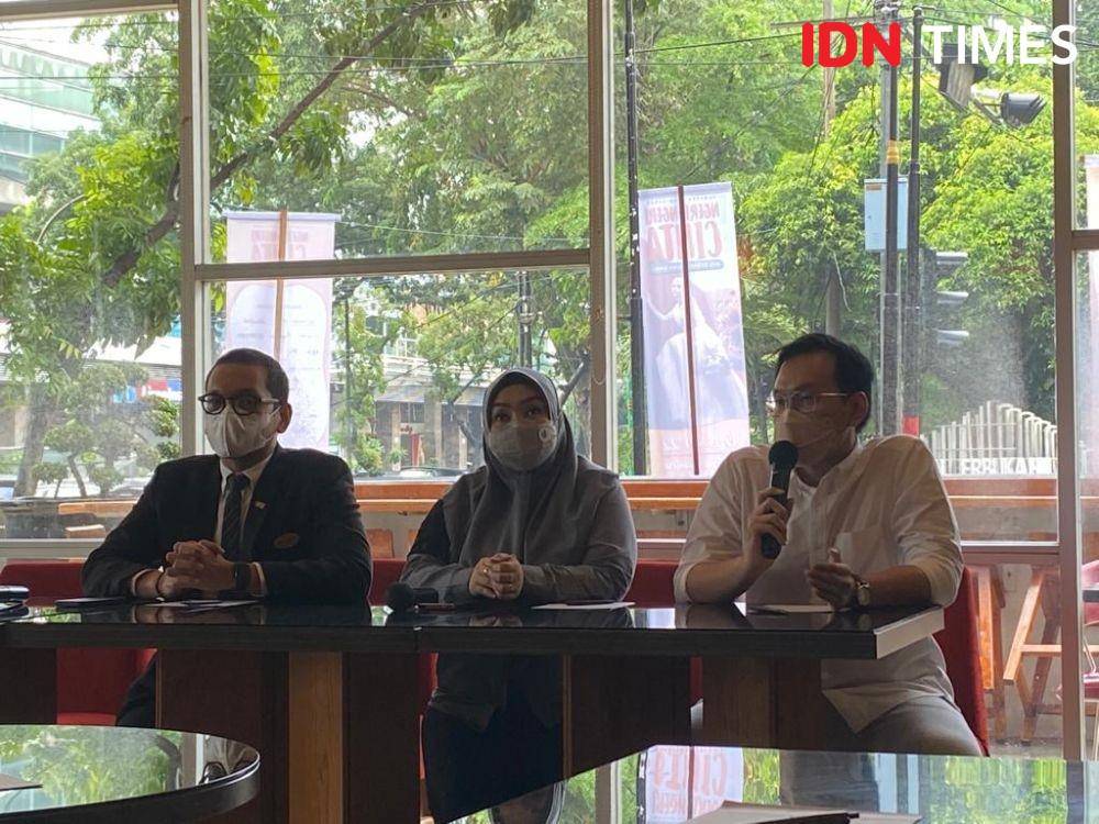 Wedding Expo 2022 bertajuk Ngeri Ngeri Cinta dengan tagline Aku Berani Karena Kamu di Hotel Santika Dyandra Medan (IDN Times/Indah Permata Sari)